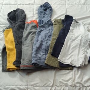 Boys Size 6-7 Long Sleeve Shirts And Hoodies